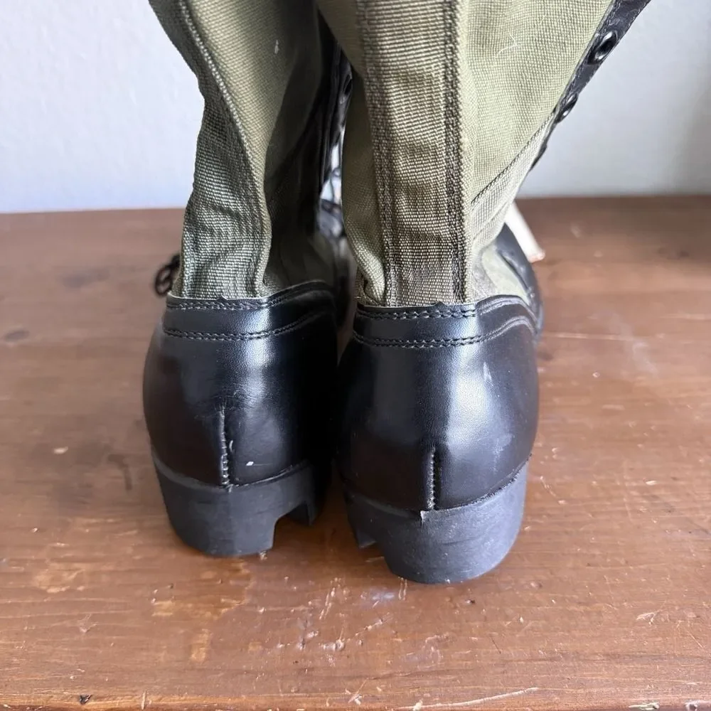 Vintage RO Search Vietnam Era Spike Protective Jungle Boots 9 N NEW NOS